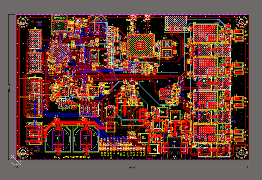 Schéma pcb projet électronique